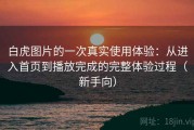 白虎图片的一次真实使用体验：从进入首页到播放完成的完整体验过程（新手向）