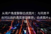 从用户角度聊聊白虎图片：与同类平台对比后的真实体验差异，白虎图片q版