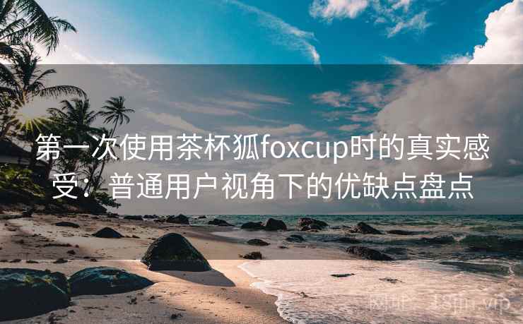第一次使用茶杯狐foxcup时的真实感受：普通用户视角下的优缺点盘点